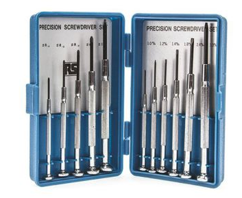 CMD537-883 - Slotted Precision Screwdriver Set, 11-Piece