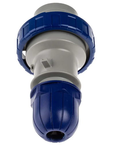 218.163 Scame IP66, IP67 Blue Cable Mount 2P + E
