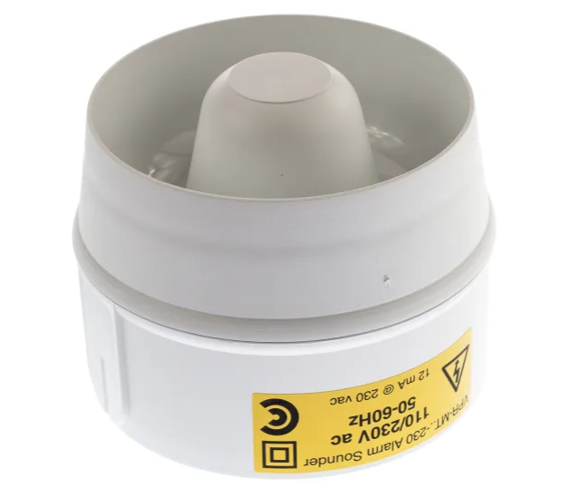 505-032 VPR-MT Series Surface Mount Electronic Sounder, 110/230V ac, 110dB at 1 m, IP65, AC, 16-Tone