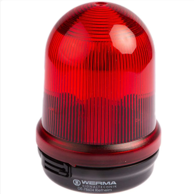 826.100.00 BM 826 Series Red Steady Beacon, 12 → 240 V ac, Base Mount, IP65