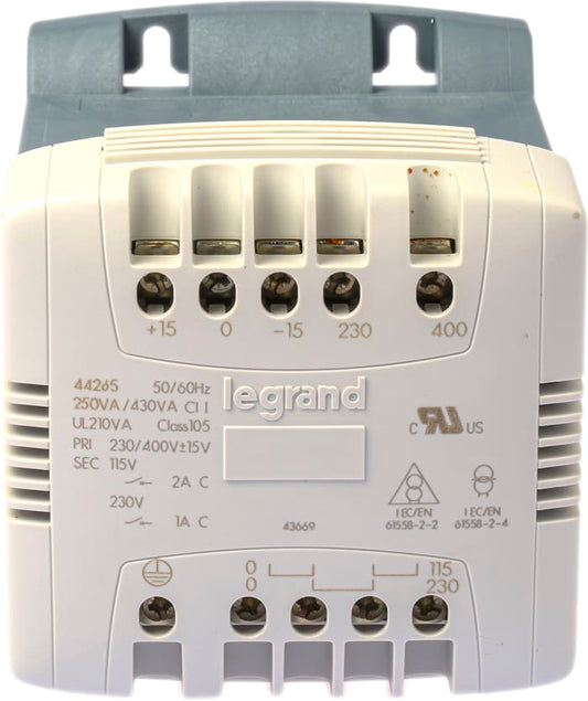 0 442 65 250VA DIN Rail Transformer, 215V ac, 230V ac, 245V ac