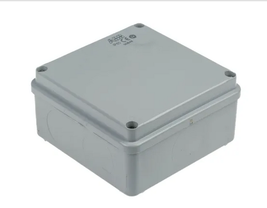 00846 M008460000 Grey Thermoplastic Junction Box, IP65, 100 x 100x 50mm