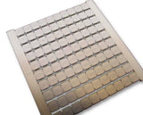 023000012 Marker, Blank, 10x10 Strips, White, Identification, 5mm x 5mm