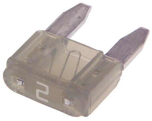 0297002.WXNV Fuse, Automotive, Fast Acting, 2 A, 32 V, 10.9mm x 3.8mm x 8.8mm, MINI 297 Series