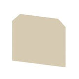 0303660000 Weidmüller SAK Series End Cover for Use with DIN Rail Terminal Blocks
