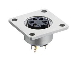 M16 Panel Mount Connector, 7 Pole Socket 0308 Series