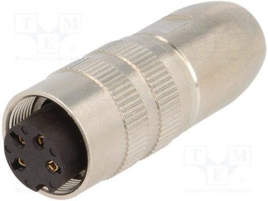 0322 04 4 Pole Din Socket Socket, DIN EN 60529, 5A, 250 V ac