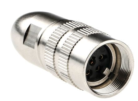 0322 06 6 Pole Din Socket Socket, DIN EN 60529, 5A, 250 V ac