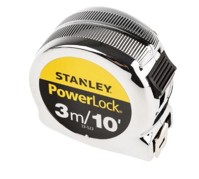 0-33-523  PowerLock 3m Tape Measure Metric & Imperial