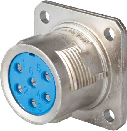0383 560 06 8 Way Panel Mount MIL Spec Circular Connector Receptacle
