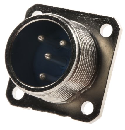 0430 820 06  4 Way Panel Mount MIL Spec Circular Connector Receptacle