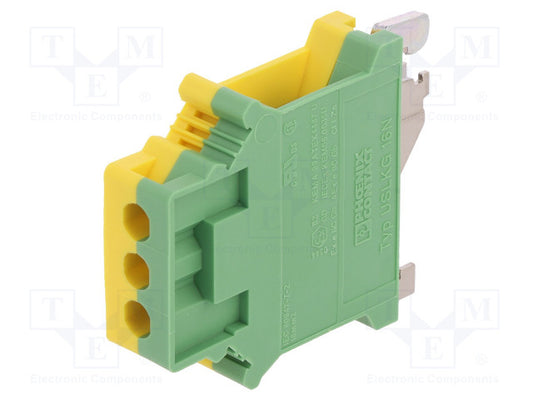 0443023 ATEX 2 Way USLKG 16 N Earth Terminal Block, Screw Down