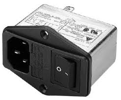 06IB2D Power Entry Module EMI Filtered M 3 POS 250VAC 6A Switch/Fuse ST 1 Port