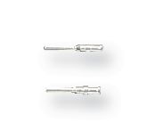 09 15 000 6222  Rectangular Power Contact, Han D Series, Gold Plated Contacts