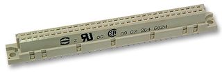 0902 264 6824  DIN 41612 Connector, 64 Contacts, Receptacle, 2.54 mm