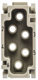 09140063001 Han-Modular Series Male Module, 6 Way