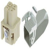09200031750+09200032711 Surface Kit, 3 + PE Way, 10A, Female, Han A, 230 → 400 V