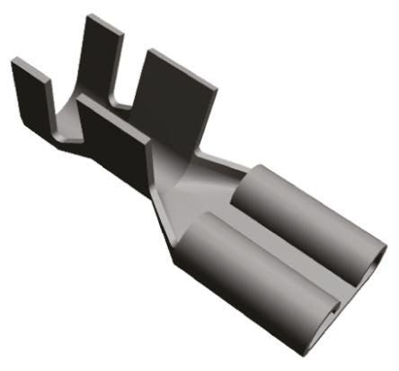 1-160301-6 FASTON .250 Series Crimp Receptacle, 6.35 x 0.81mm, 4mm² to 6mm²