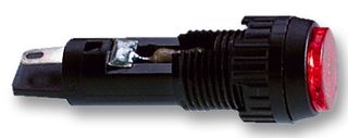 1.02.157.105/1300  LED Panel Mount Indicator, Red, 28 VDC, 9.1 mm, 20 mA, 200