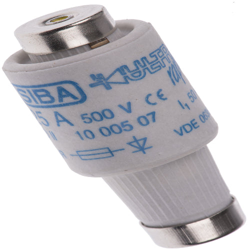 10-005-07/25A  SIBA 25A DII Diazed Fuse, E27 Thread Size, gR, 500V ac