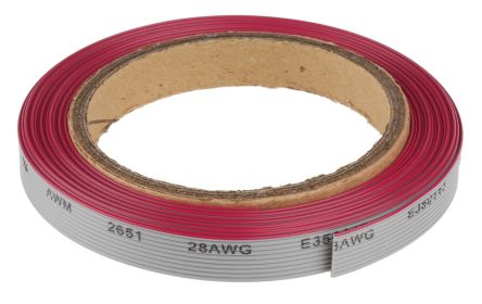 CMD2899846   10 Way Unscreened Flat Ribbon Cable, 12.7 mm Width, 5m