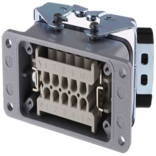 10032000+10193000 Panel Kit, 10 Way, 16A, Female, H-BE, 600 V