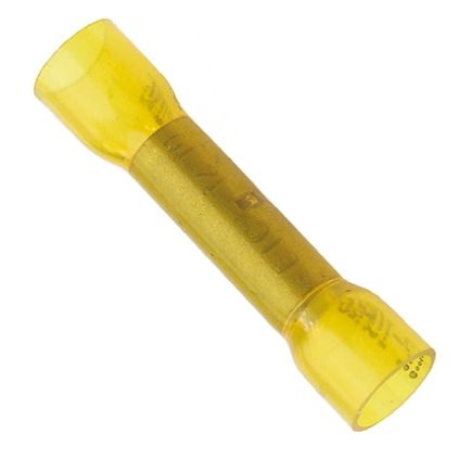 DuraSeal Butt Wire Splice Connector, Yellow