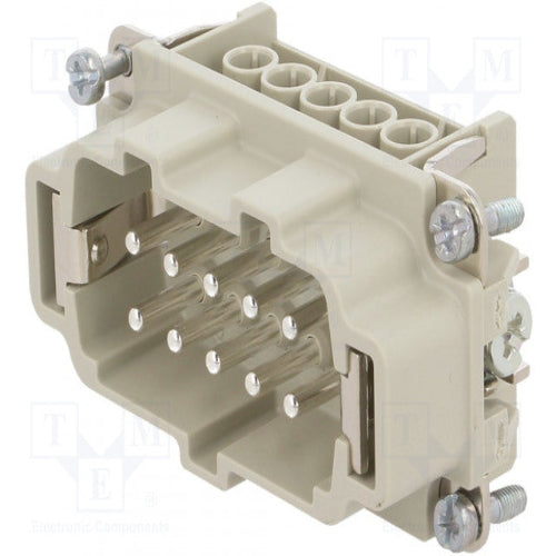 10192000 Heavy Duty Power Connector Module, 16A, Male, H-BE Series, 10 Contacts