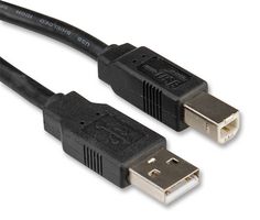 11.02.8818  USB Cable, Type A Plug to Type B Plug, 1.8 m, 5.91 ft
