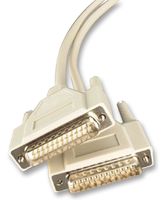 1120 Computer Cable, RS232, D Sub Mini Plug, 25 Way, D Sub Mini Plug