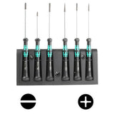 118152 Precision Slotted Phillips Screwdriver Set 6 Piece