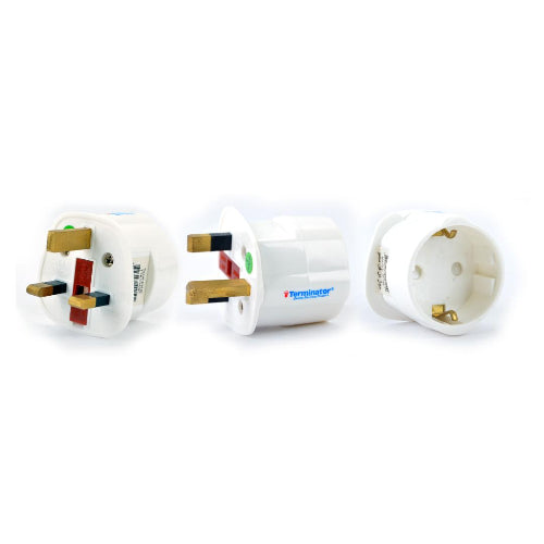 TTA 2RP-16A Travel Adaptor 2 Round Pin (Black) 16A