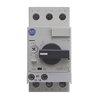 140M-C2E-B40 - ALLEN-BRADLEY - Breaker, Motor Protection, 4.0A, C Frame, 3P, DIN Rail Mount