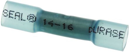 DuraSeal Butt Wire Splice Connector, Blue Plated 16