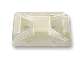 151-11819 Cable Tie Mount, Type TY3G1S, Adhesive, 2.2 mm, Natural, Nylon 6.6