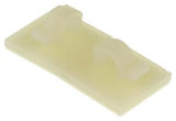 151-13401 Fastener, Round Design, Adhesive Backed Cable Clamp, 6 mm, Nylon