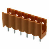 403-960 Weidmuller OMNIMATE SL, 5.08mm Pitch, 6 Way, 1 Row, Straight PCB Terminal Block Header, Through Hole