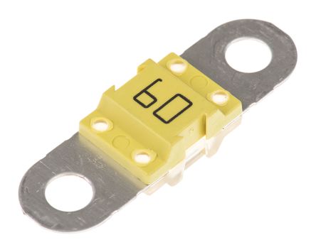 153.5631.5601  60A Yellow BF1 Car Fuse, 32V dc