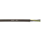 1600103  3 Core 1.5 mm² Mains Power Cable, Black Rubber Sheath 100m, 18 A 450/750 V