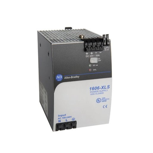 1606-XLS480E Power Supply, Performance, 480W, 24 - 28VDC, 1-Phase