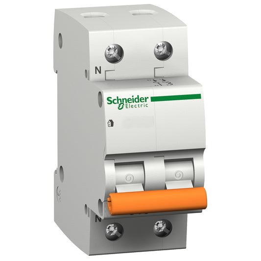 17078 - Schneider Electric - Miniature circuit breaker (MCB), Domae, 3P, 6A, C curve, 6000A