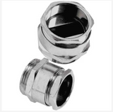 52103050+53112750 Lapp SKINTOP Series Nickel Plated Brass Cable Gland Kit, M40 Thread, 19mm min., 28mm max., IP68