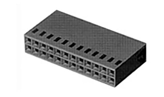 1-87456-4 AMPMODU MOD IV Female Connector Housing, 2.54mm Pitch