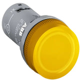 1SFA619403R5023 ABB, 1SFA61 Yellow LED Pilot Light, IP66, IP67, IP69K, Round, 24V
