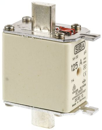 20-001-13/125E1 NH Centred Tag Fuse, gG, 500V ac