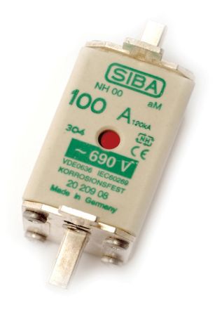 20-209-08/100A NH Centred Tag Fuse 100A