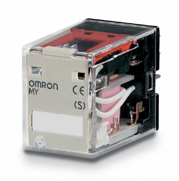 MY2IN 110/120VAC (S) Power Relay, DPDT, 110/120 VAC, 5 A, MY Series, Socket, Latching