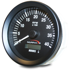 20700254  Tachometer/Hourmeter   12/24 VDC, 4000 RPM