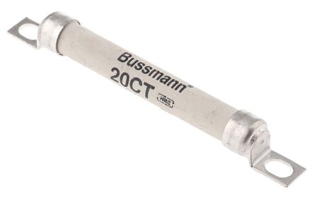 20CT  20A British Standard Fuse, CT, 690V ac, 64.3mm