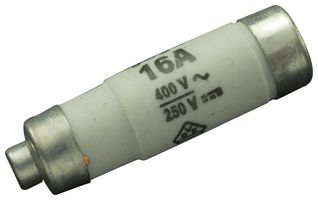 2211005  Fuse, Industrial / Power, D0 Series, 16 A, 400 VAC, 250 VDC, 11mm x 36mm